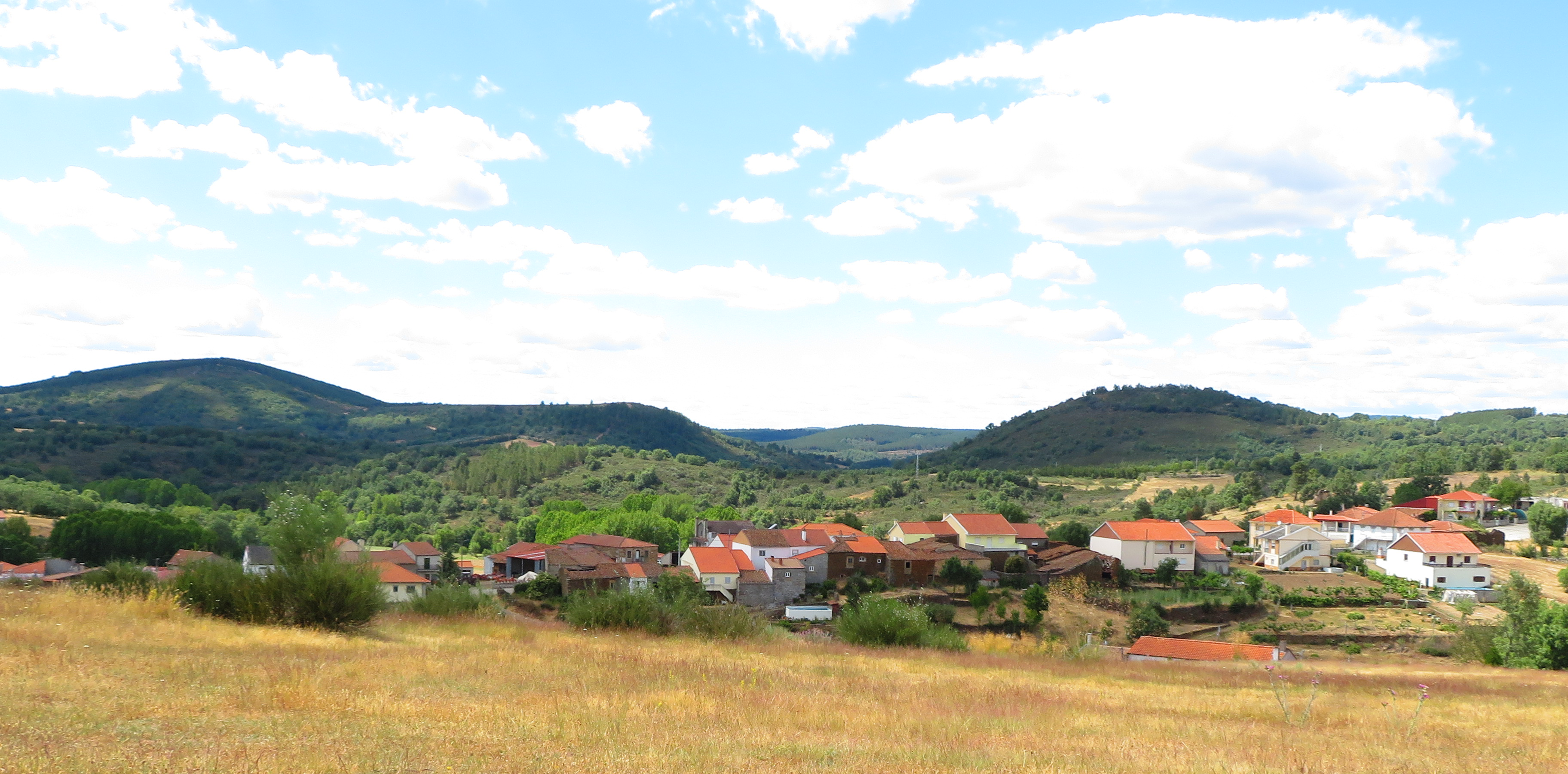 Angueira-povoação vista das Eiras Grandes